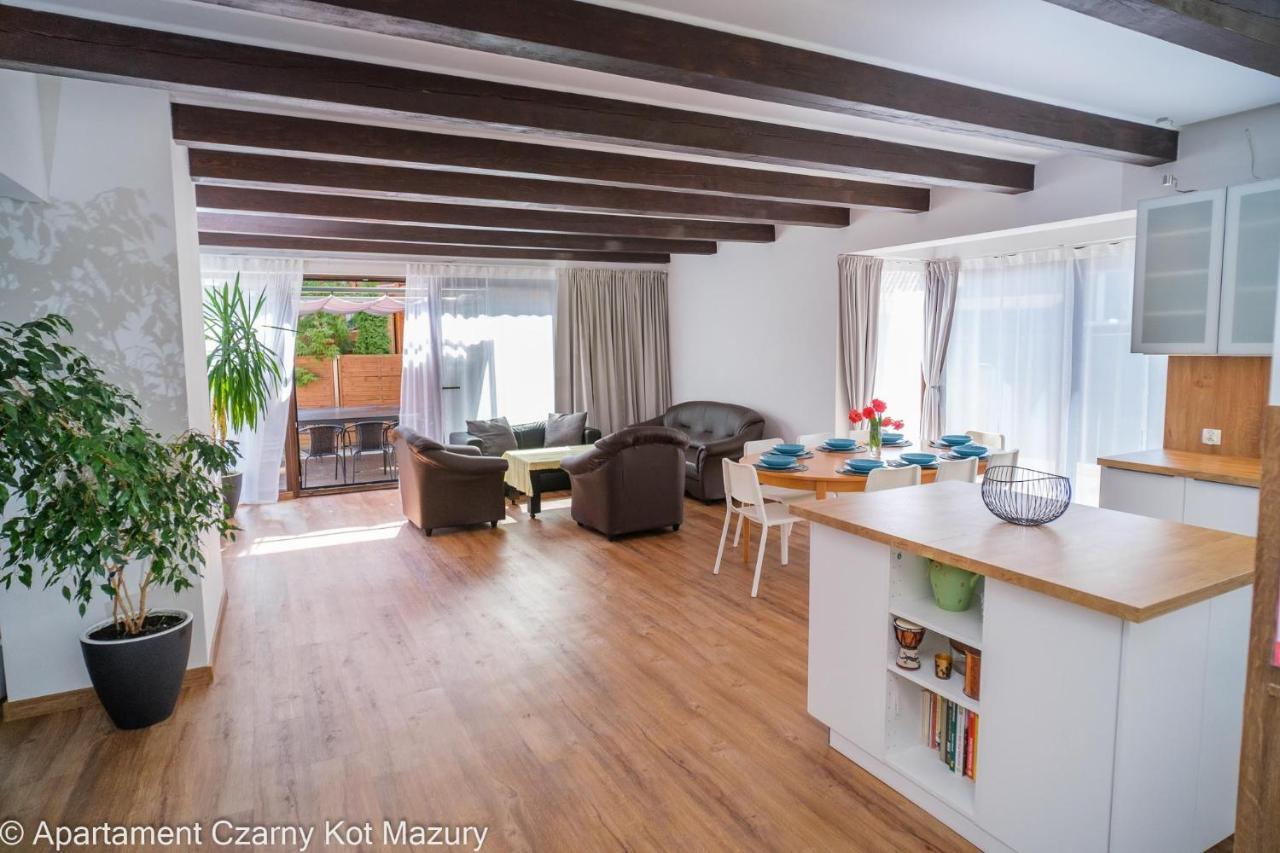 Вілла Czarny Kot Mazury Dom Caloroczny Malkinie Екстер'єр фото