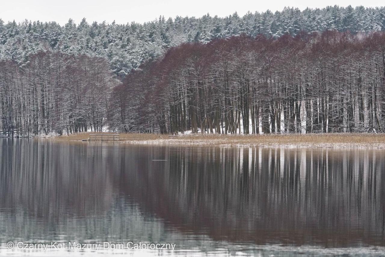 Вілла Czarny Kot Mazury Dom Caloroczny Malkinie Екстер'єр фото