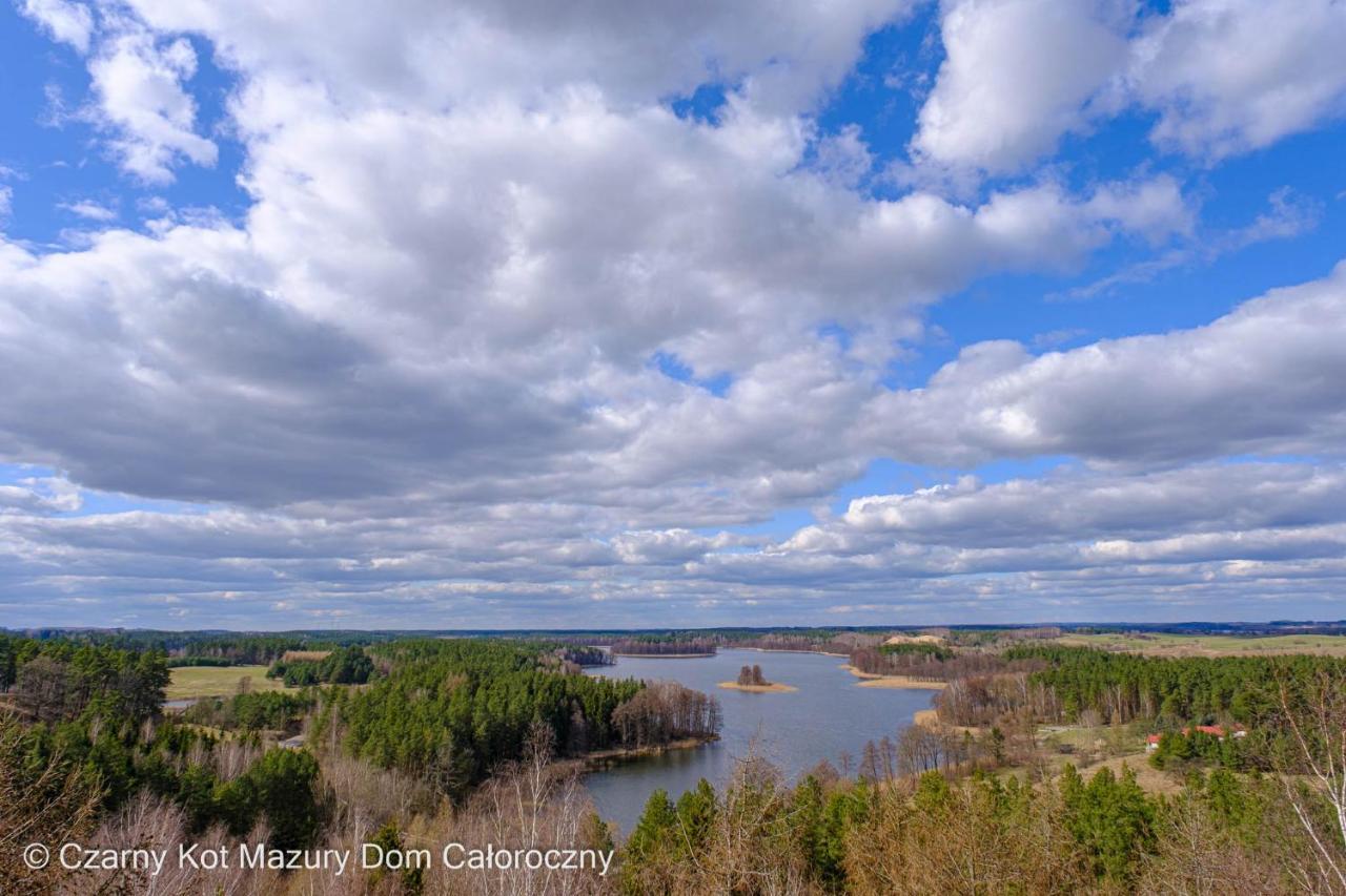 Вілла Czarny Kot Mazury Dom Caloroczny Malkinie Екстер'єр фото