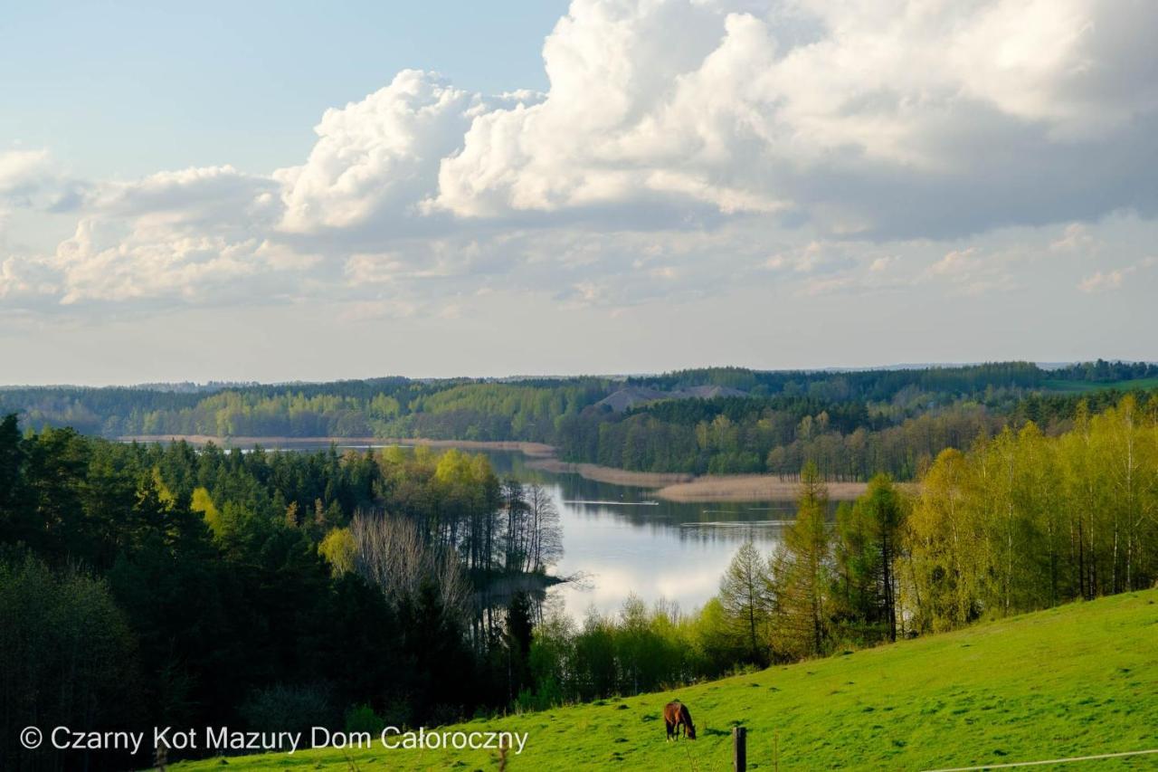 Вілла Czarny Kot Mazury Dom Caloroczny Malkinie Екстер'єр фото